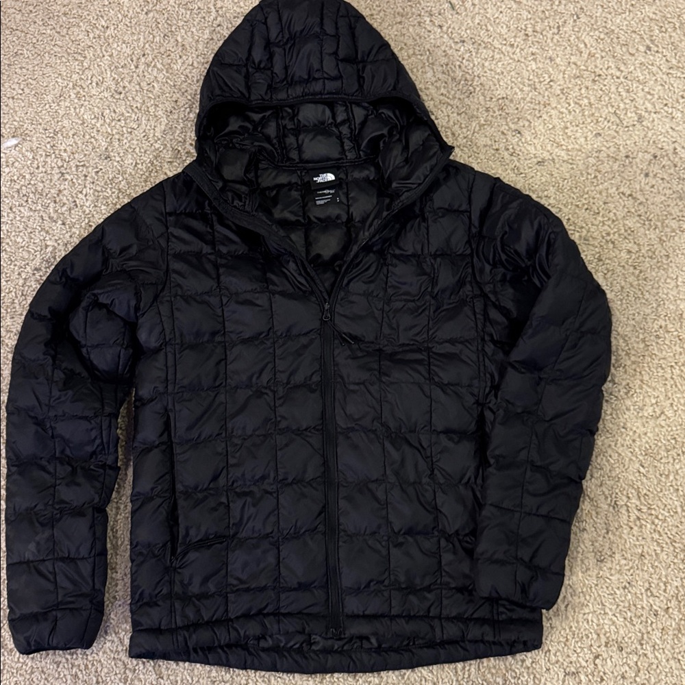 The North Face Black Hooded PufferJacket